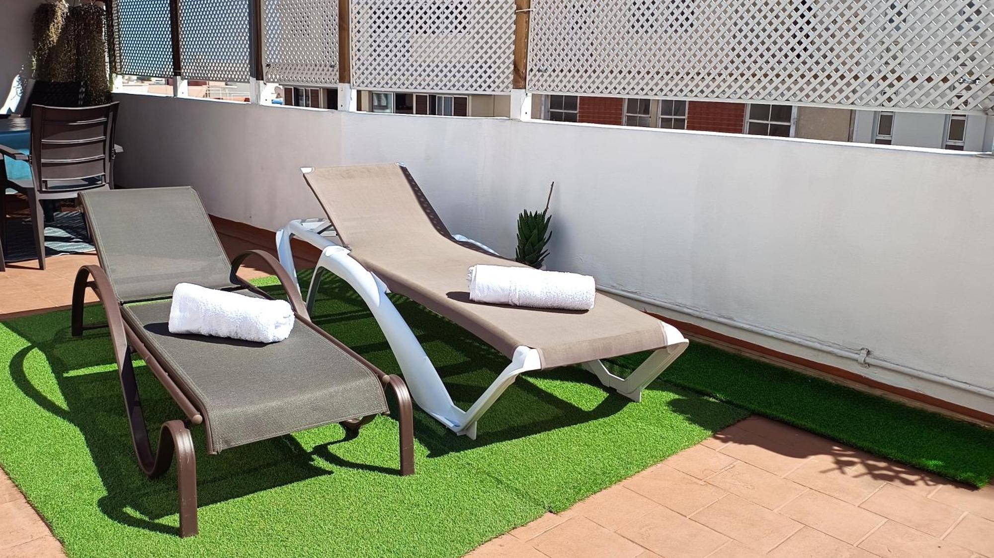 Center Santa Cruz, Alojamiento Centrico Con Gran Terraza, Cocina , Salon Y Banos, Todo Privado Esterno foto